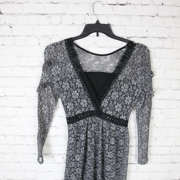 Topshop Lace Midi Dress - Picture 5 of 9